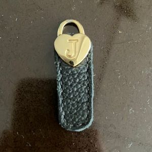J letter keychain